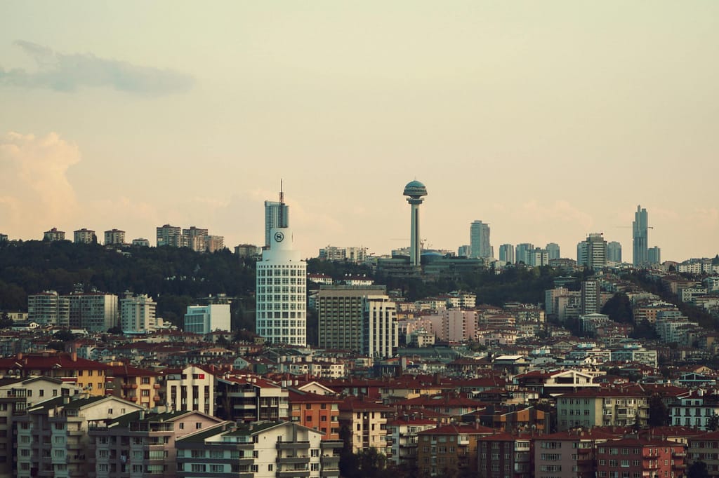 Ankara city skyline representing the modern capital of Turkey, reflecting the historical layers behind the Ankara meaning and definition.