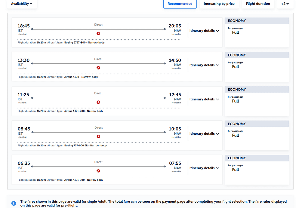 How to Get to Cappadocia from Istanbul by Plane? There are 5 departures from Istanbul to Nevşehir at different times adjusting to everyone needs!